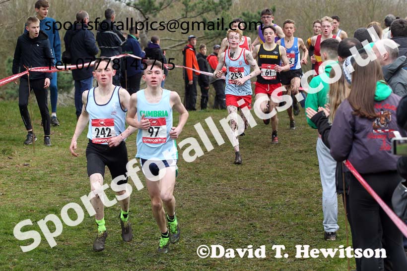 Intermediate boys, 2020 New Balance English Schools Champs., Sefton Park, Liverpool. Photo: David T. Hewitson/Sports for All Pics